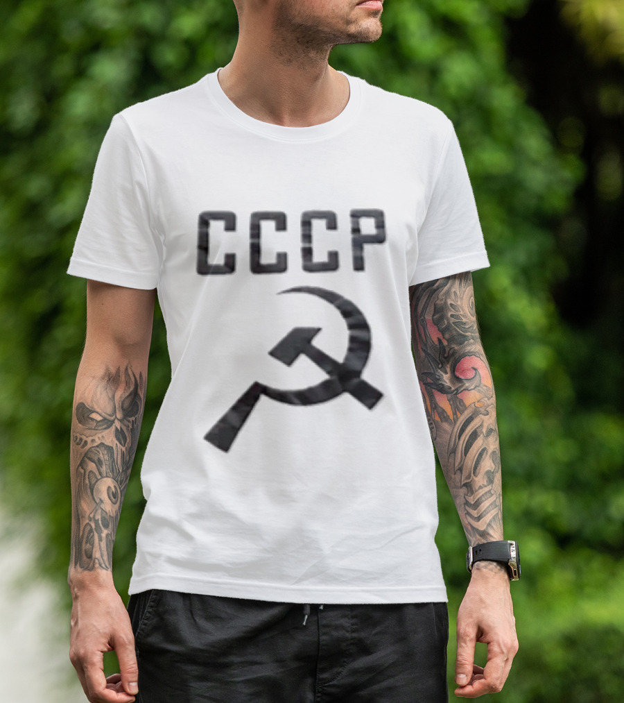 CCCP Black Hammer And Sickle T-Shirt