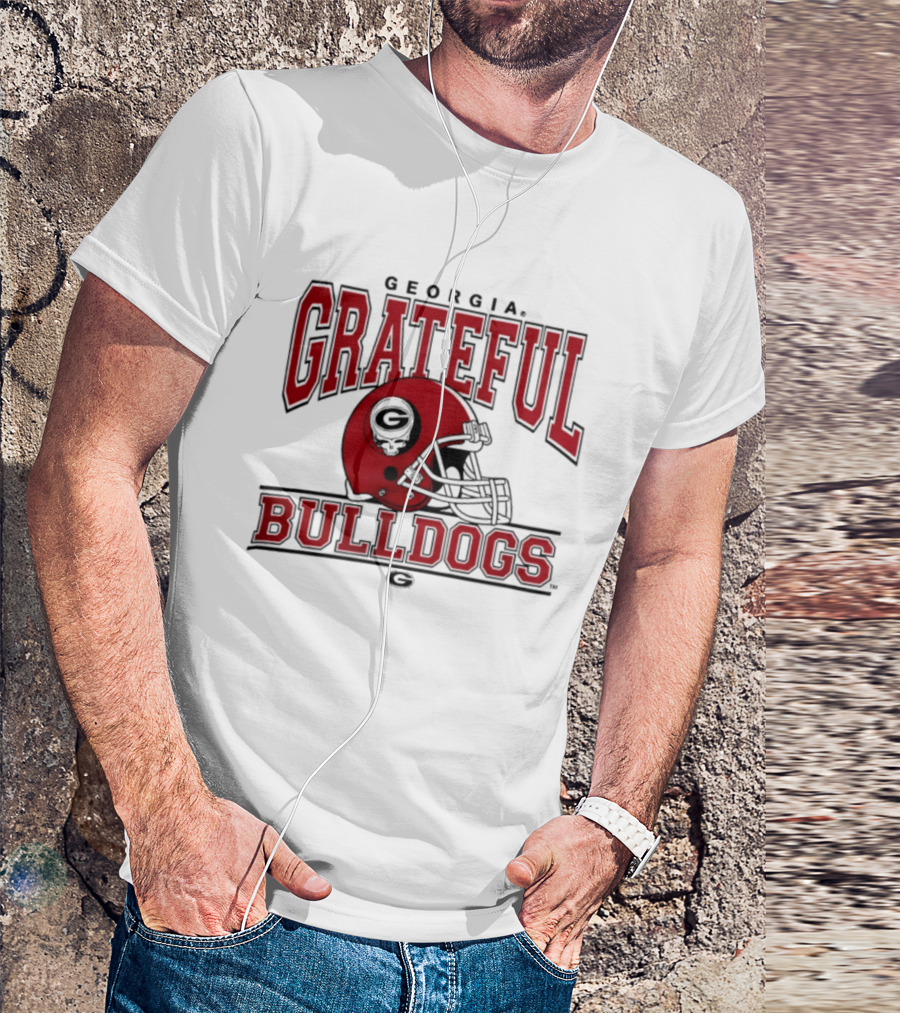 Georgia Grateful Dead Bulldogs Steal Your Helmet T-Shirt