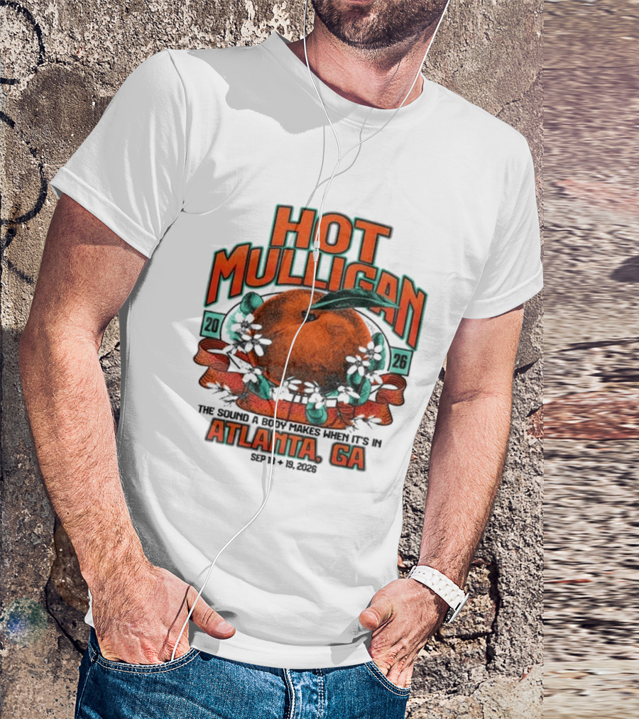 Hot Mulligan The Sound A Body Makes Atlanta GA 2026 Sep 18 19 T-Shirt