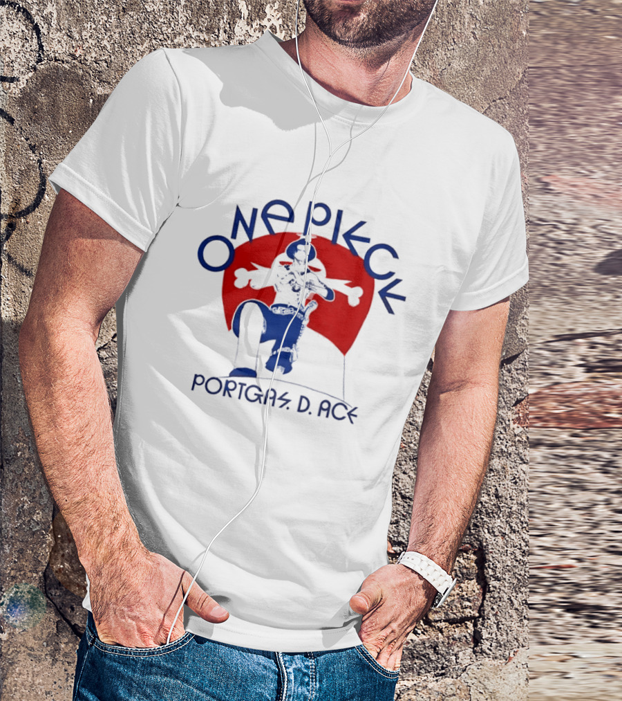 One Piece Portgas D Ace Manga Anime T-Shirt
