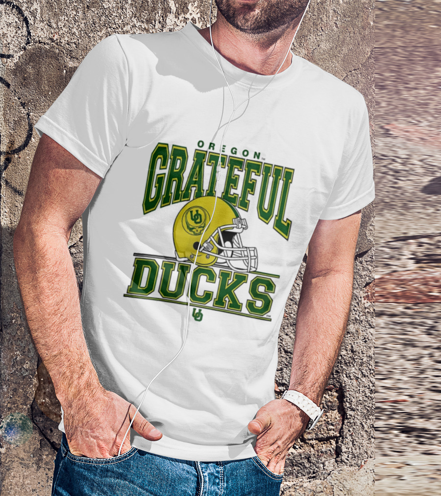 Oregon Grateful Ducks Helmet T-Shirt