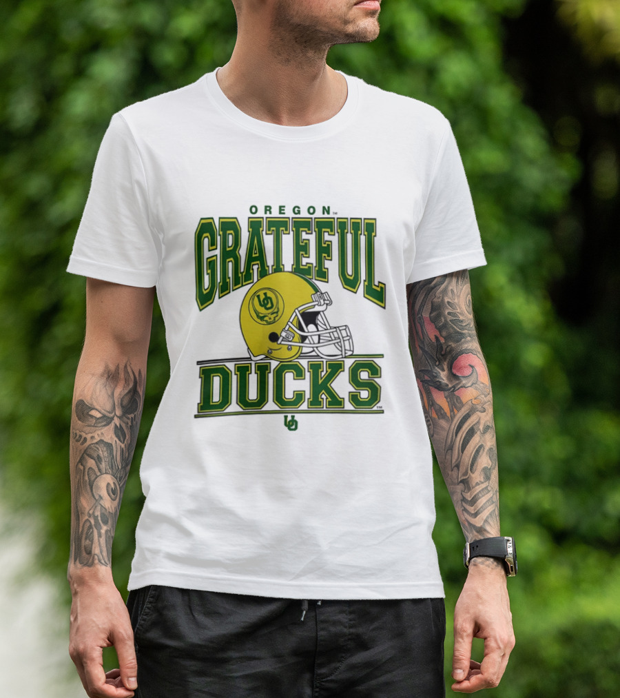 Oregon Grateful Ducks Helmet T-Shirt