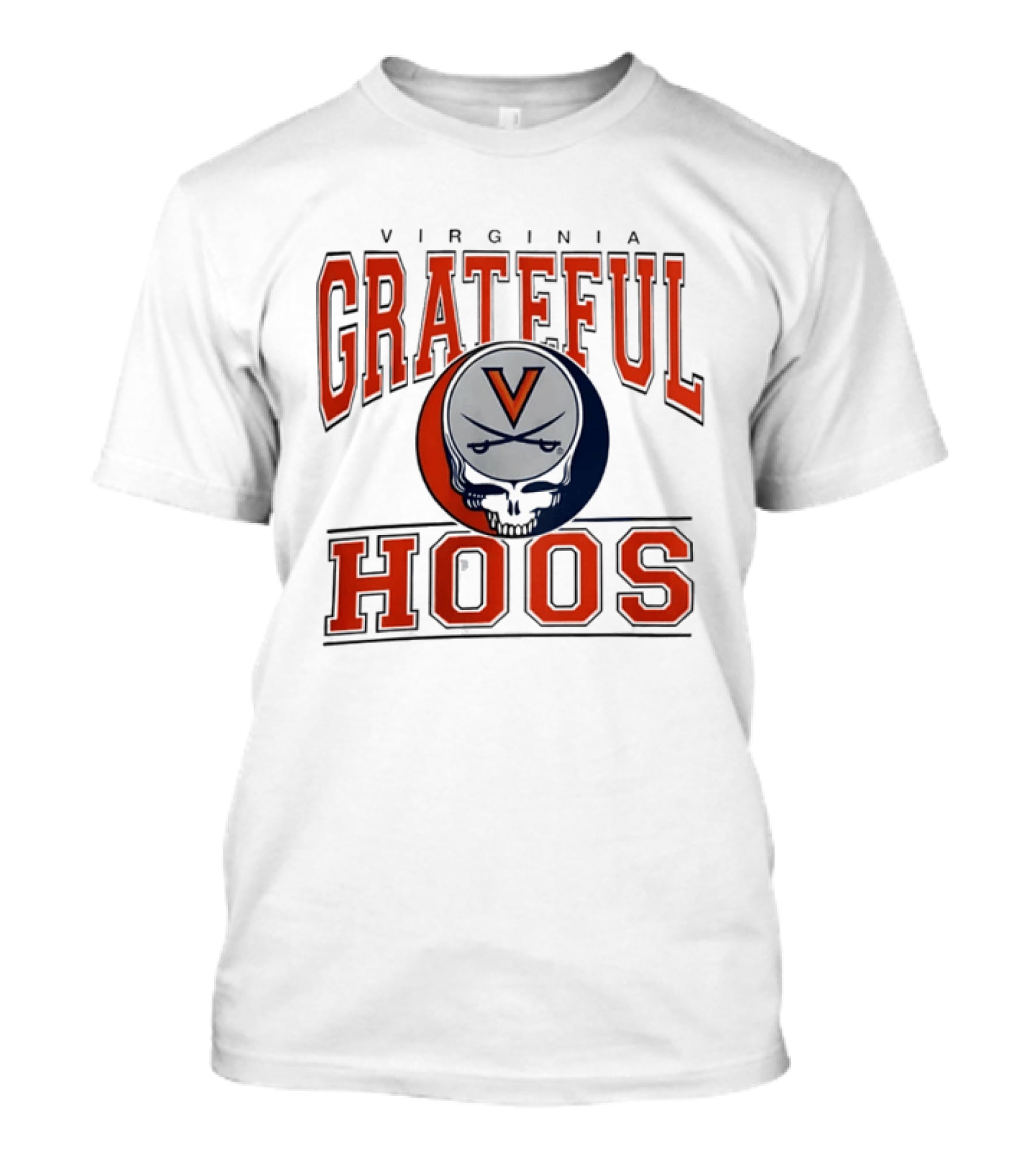 Virginia Cavaliers Grateful Dead Grateful Hoos Steal Your Helmet T-Shirt