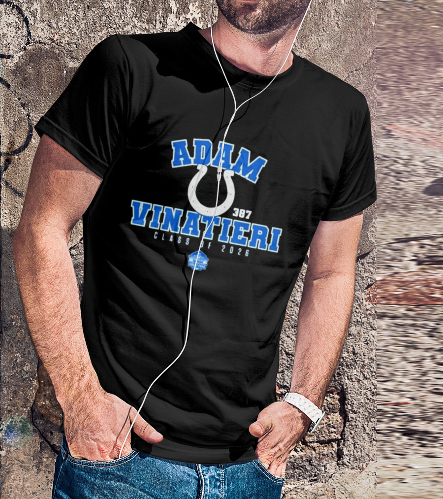 Adam Vinatieri Colts Hall Of Fame Class Of 2026 387 T-Shirt