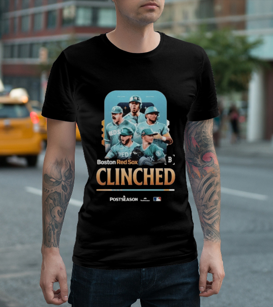 Boston Red Sox Clinched Postseason 2026 MLB T-Shirt