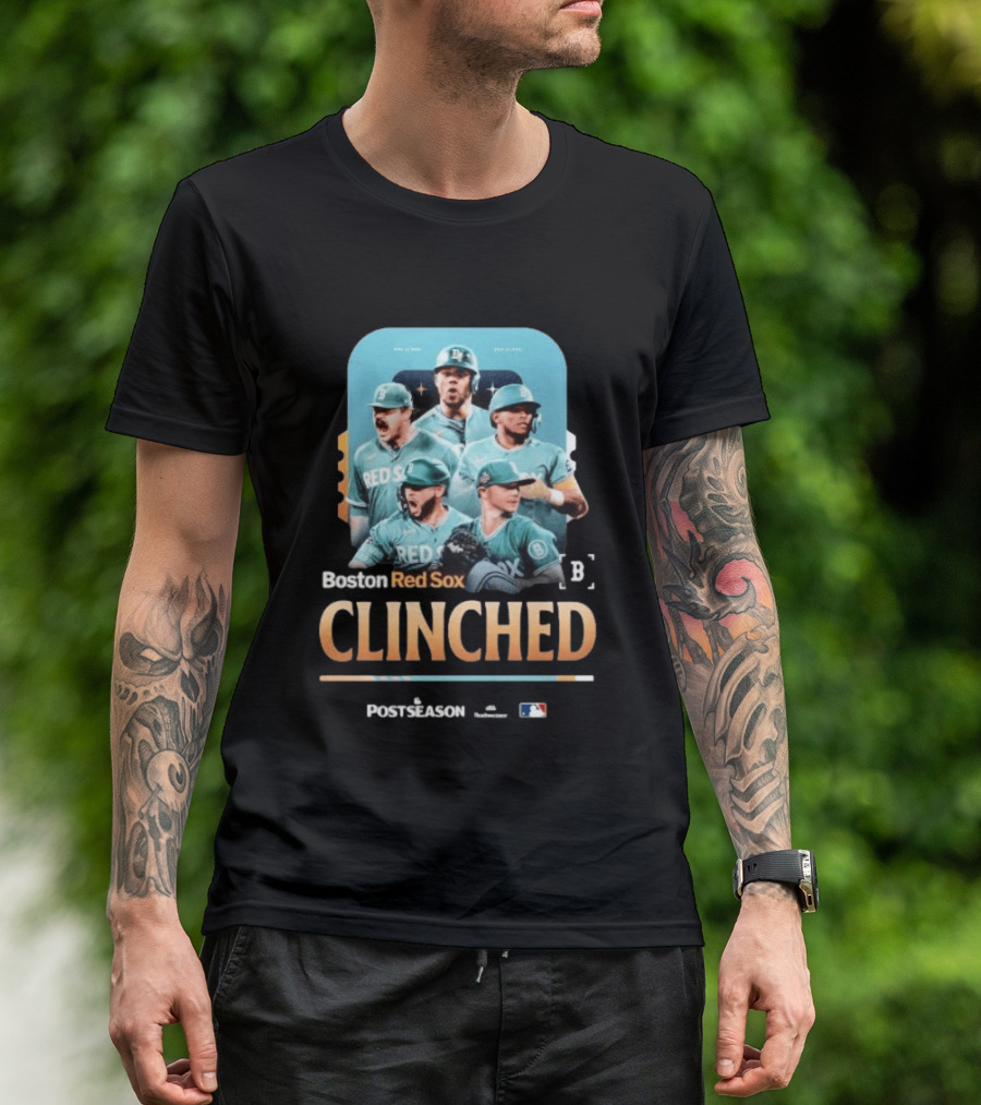 Boston Red Sox Clinched Postseason 2026 MLB T-Shirt