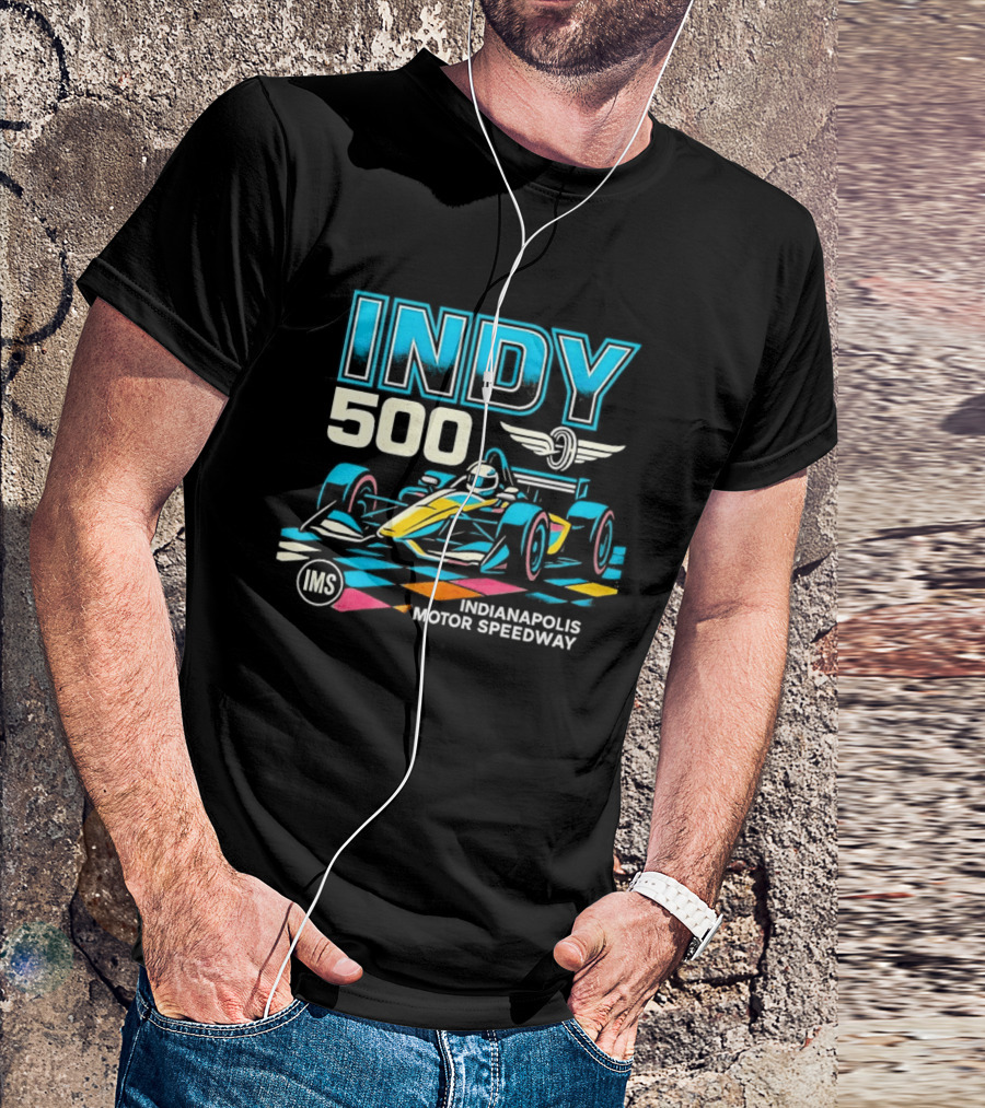 Indy 500 Indianapolis Motor Speedway Race Car IMS T-Shirt