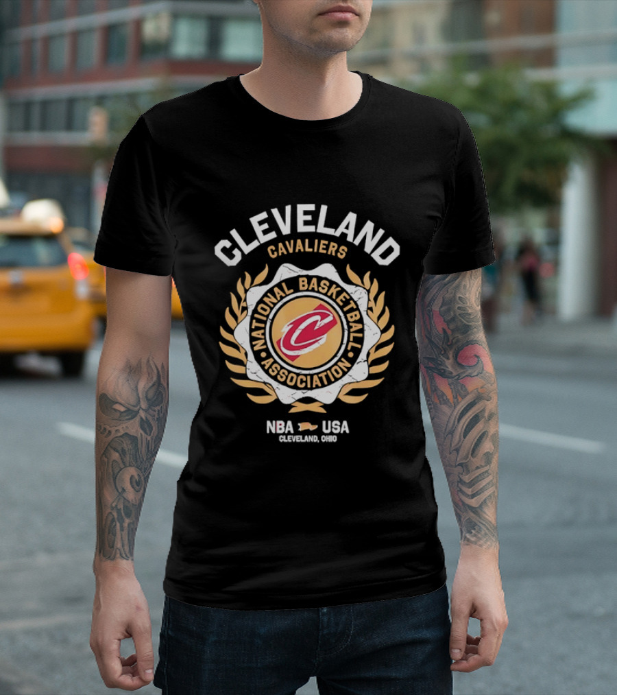 Cleveland Cavaliers National Basketball Association NBA USA Distressed T-Shirt