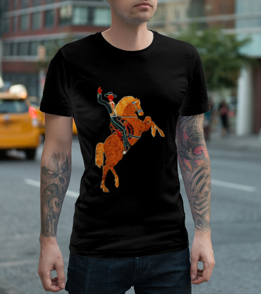 Las Vegas Cowboy Neon Sign T-Shirt