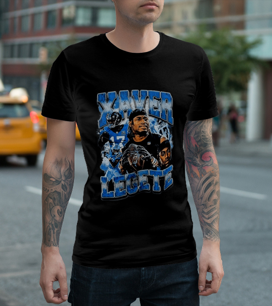 Xavier Legette Carolina Football Sports Tribute With Mac T-Shirt