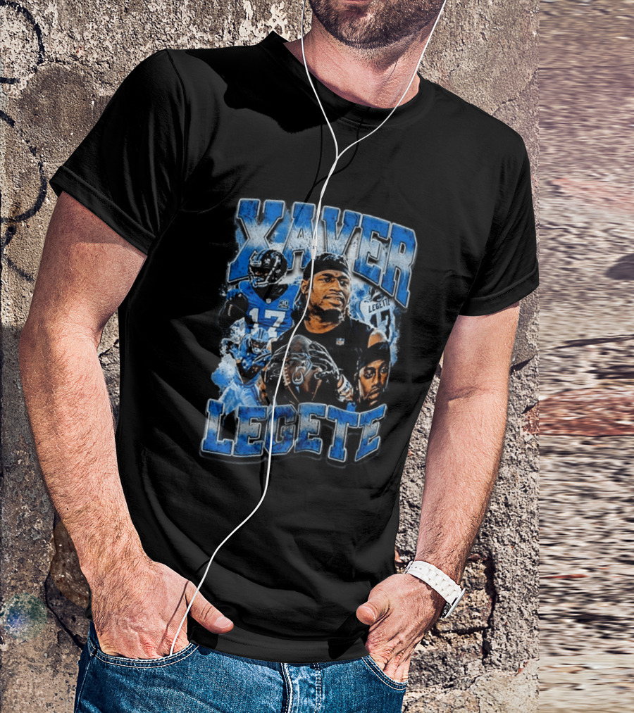Xavier Legette Carolina Football Sports Tribute With Mac T-Shirt