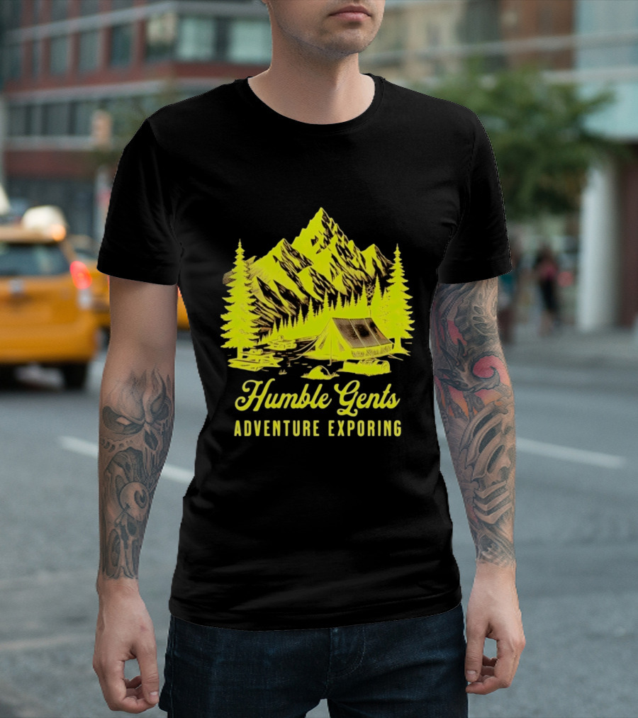 Humble Gents Adventure Exploring Mountain Camping T-Shirt