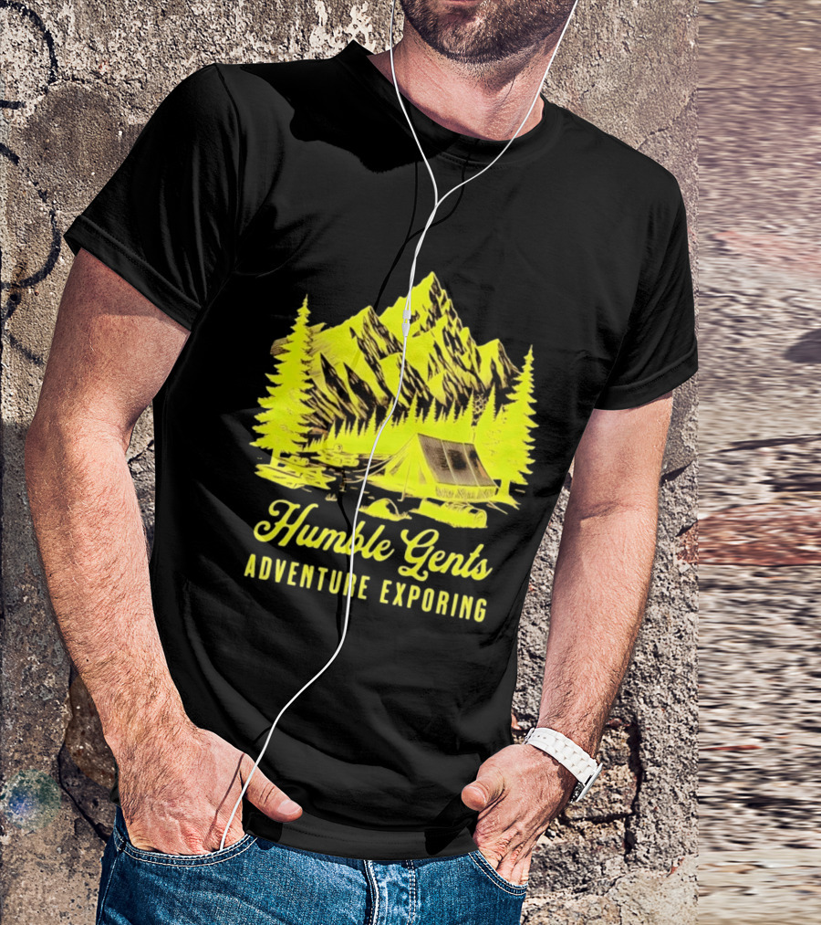 Humble Gents Adventure Exploring Mountain Camping T-Shirt