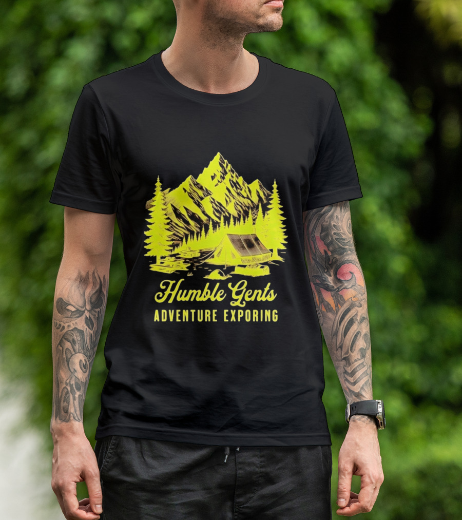 Humble Gents Adventure Exploring Mountain Camping T-Shirt