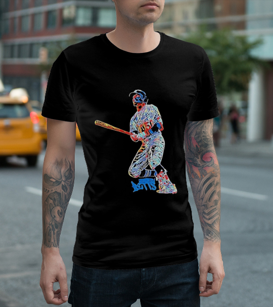 Mookie Betts Los Angeles Dodgers MLB Baseball Artful T-Shirt