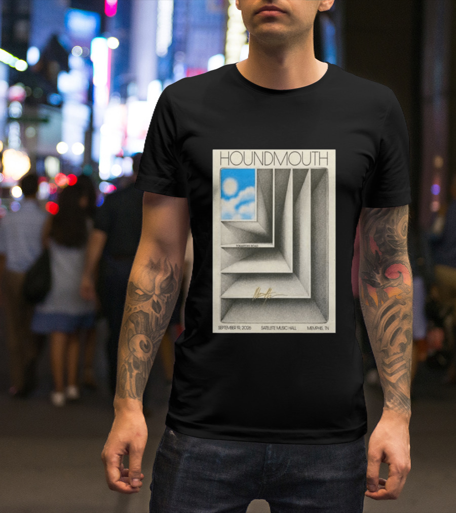 Houndmouth September 19 2026 Satellite Music Hall Memphis TN Tour T-Shirt