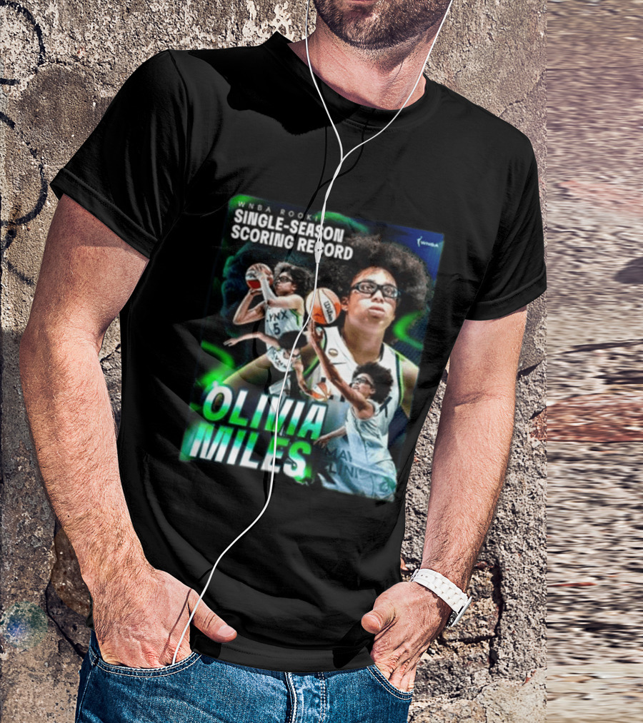 WNBA Rookie Single Season Scoring Record Olivia Miles T-Shirt