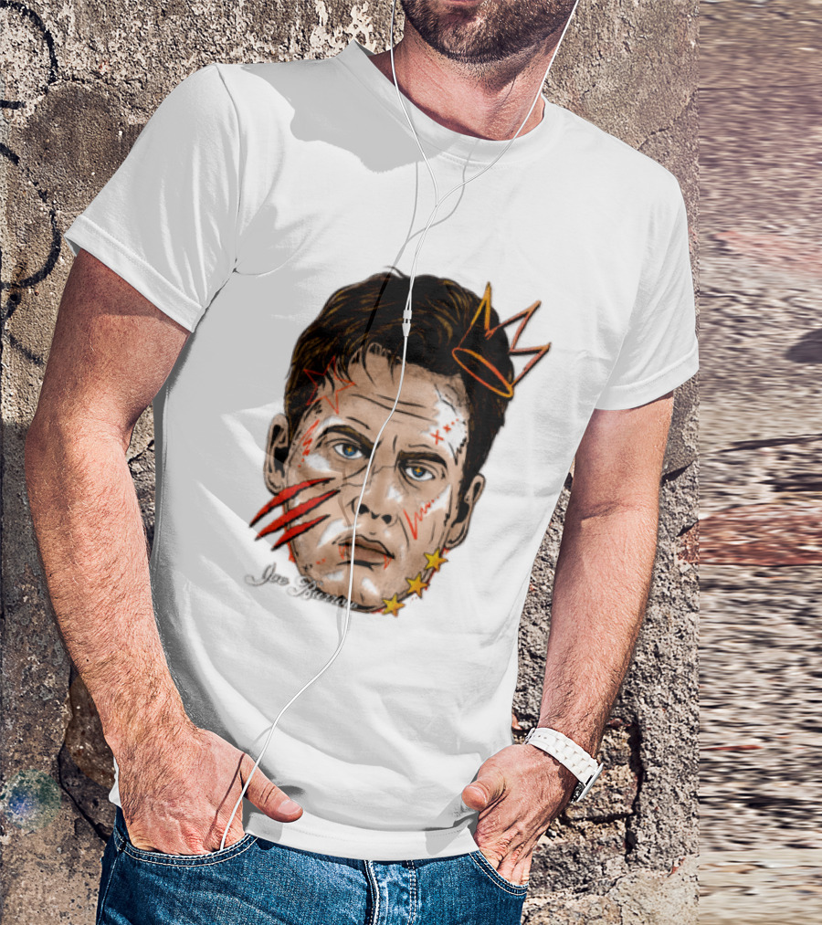 Joe Burrow Fat Head Limited Edition Player Crowned Star Scratches T-Shirt