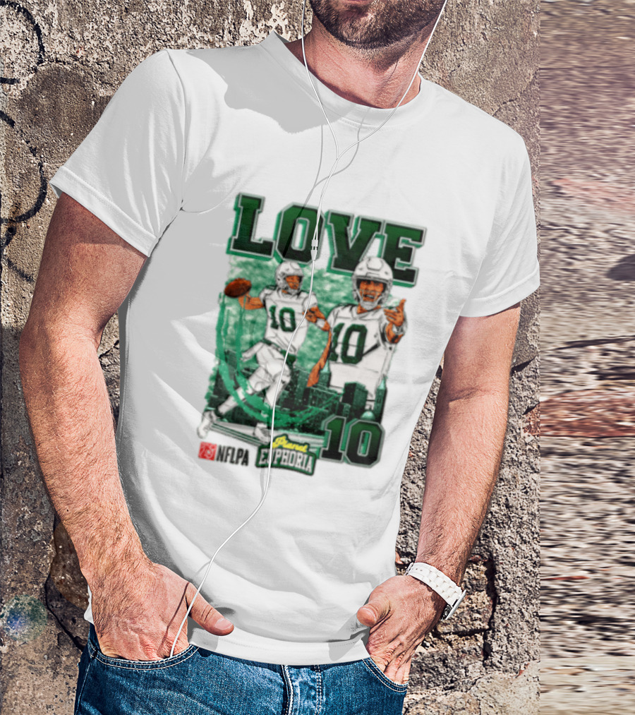 Jordan Love 10 NFLPA Euphoria Player Edition T-Shirt