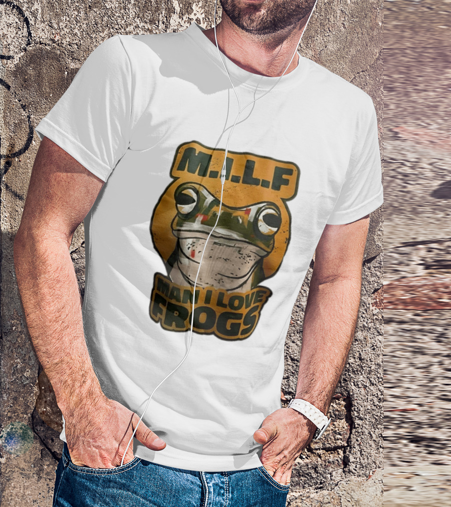 M.I.L.F Man I Love Frogs Frog Amphibian T-Shirt