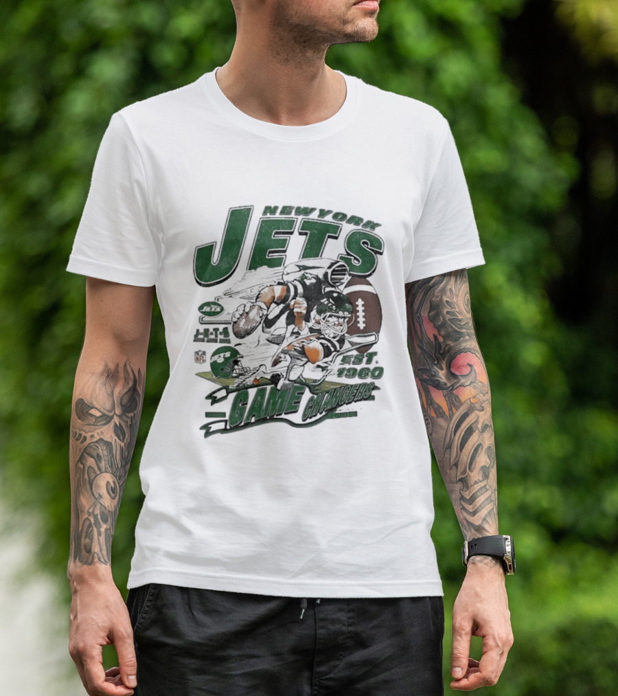 New York Jets Est 1960 Game Changers NFL Football T-Shirt