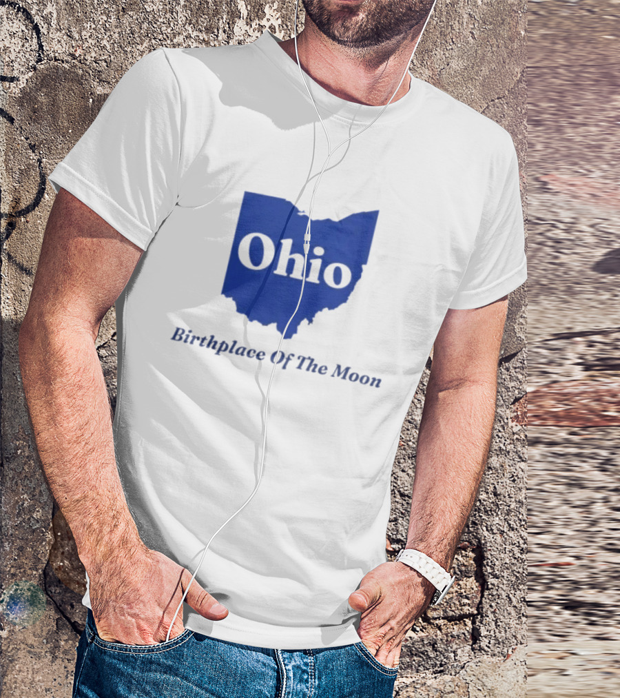 Ohio Birthplace Of The Moon Space Astronomy Exploration T-Shirt