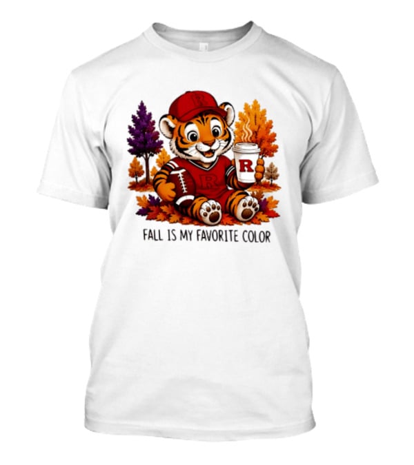 Rutgers Scarlet Knights Fall Is My Favorite Color Tiger Football 2026 T-Shirt