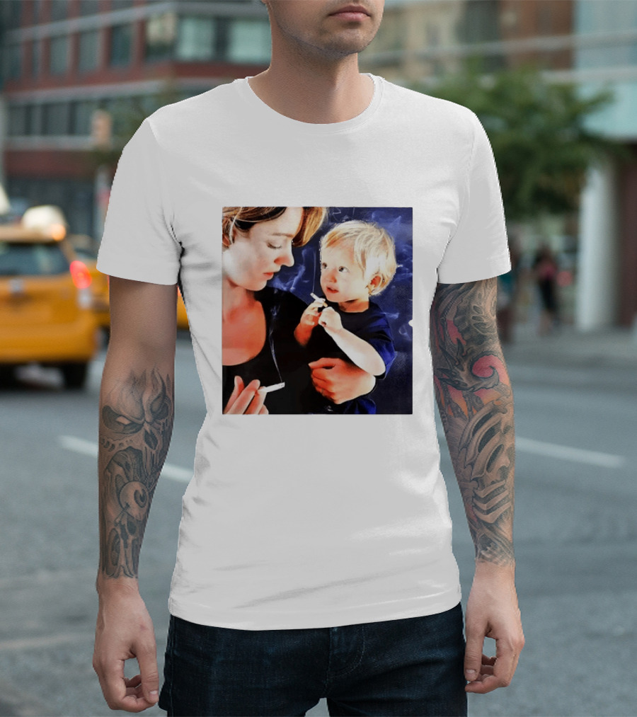 When You Light Up So Does He Anti Smoking Awareness T-Shirt