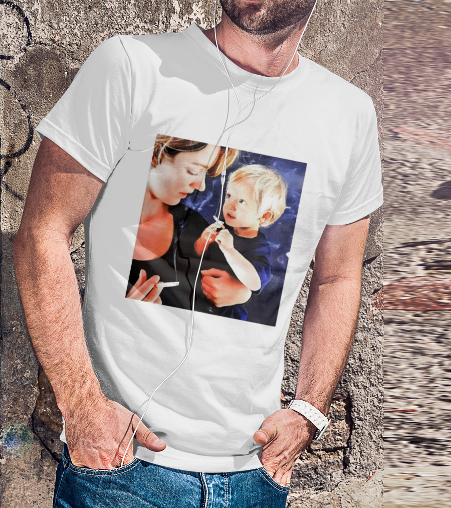 When You Light Up So Does He Anti Smoking Awareness T-Shirt