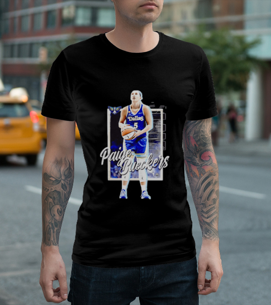 Paige Bueckers Dallas Wings Basketball Player Jersey Number 5 T-Shirt