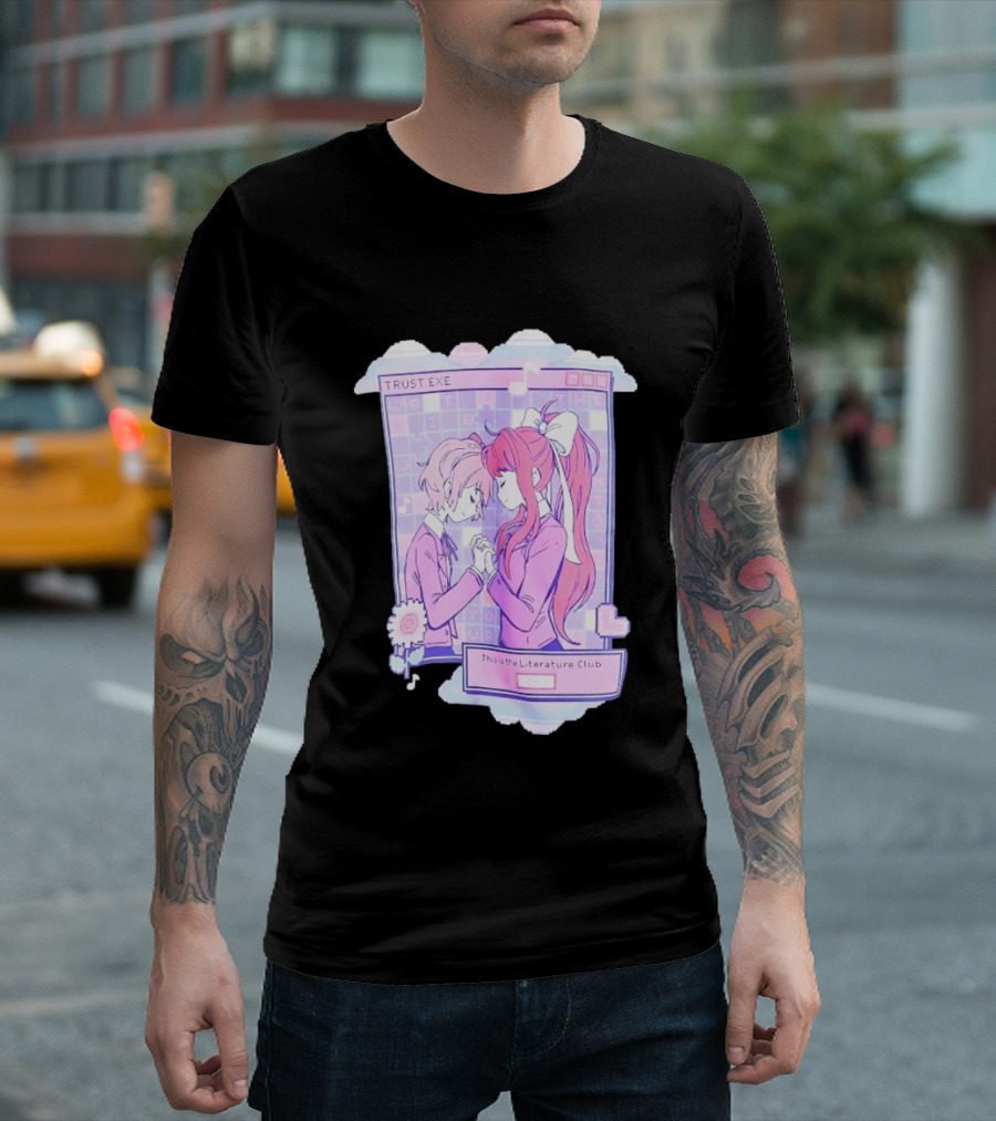 Doki Doki Literature Club Trustexe Monika Sayori This Is The Literature Club T-Shirt