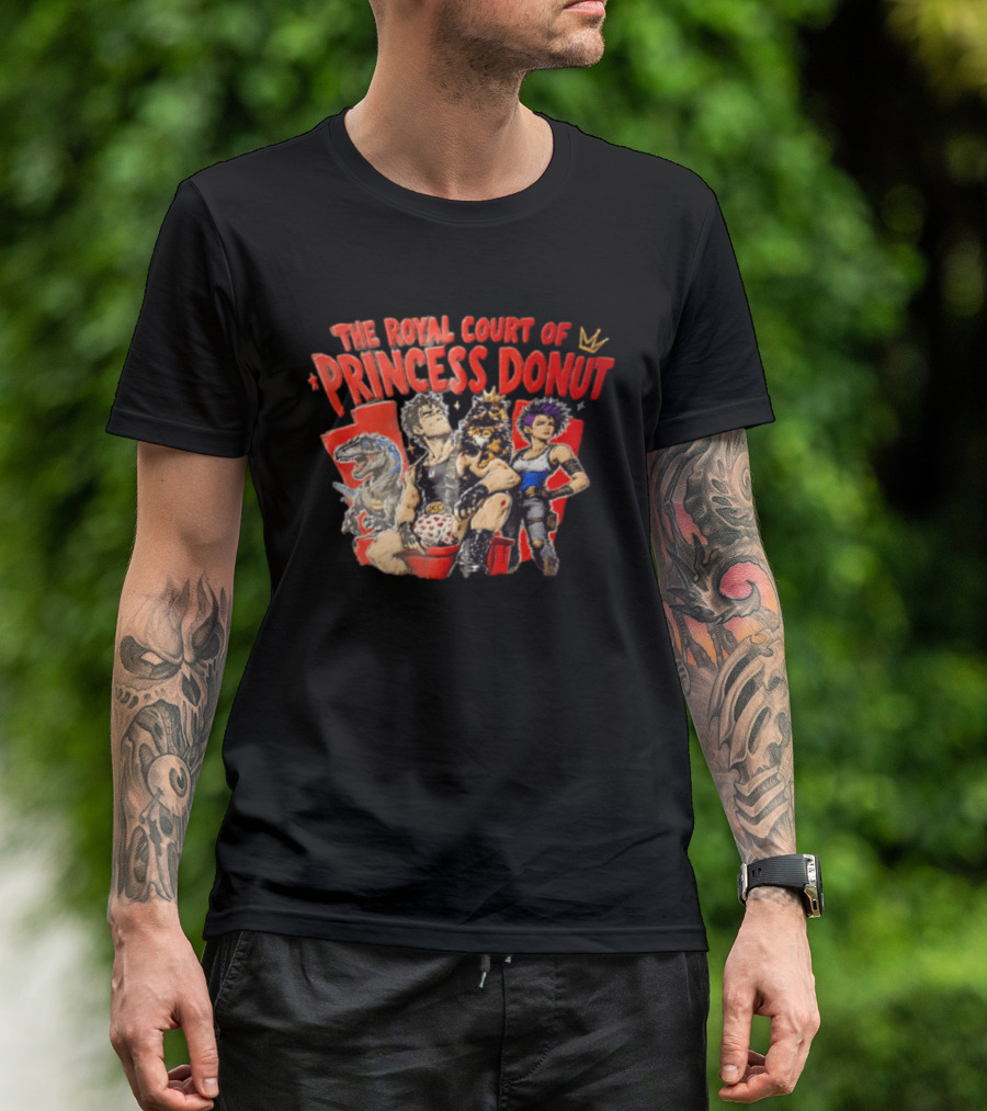 Dungeon Crawler Carl The Royal Court Of Princess Donut Man Cat Dinosaur Woman T-Shirt