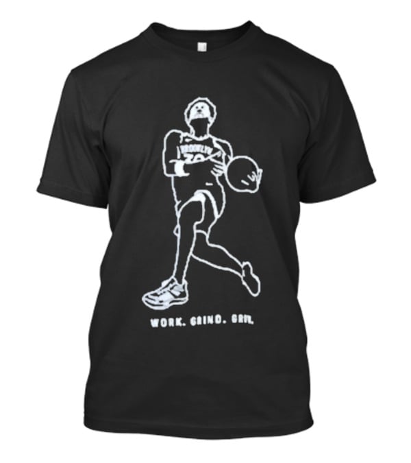 Julius Randle Basketball Work Grind Grow T-Shirt