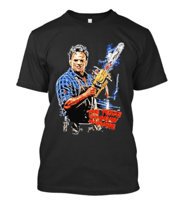 Texas Chainsaw Massacre Leatherface Chainsaw T-Shirt