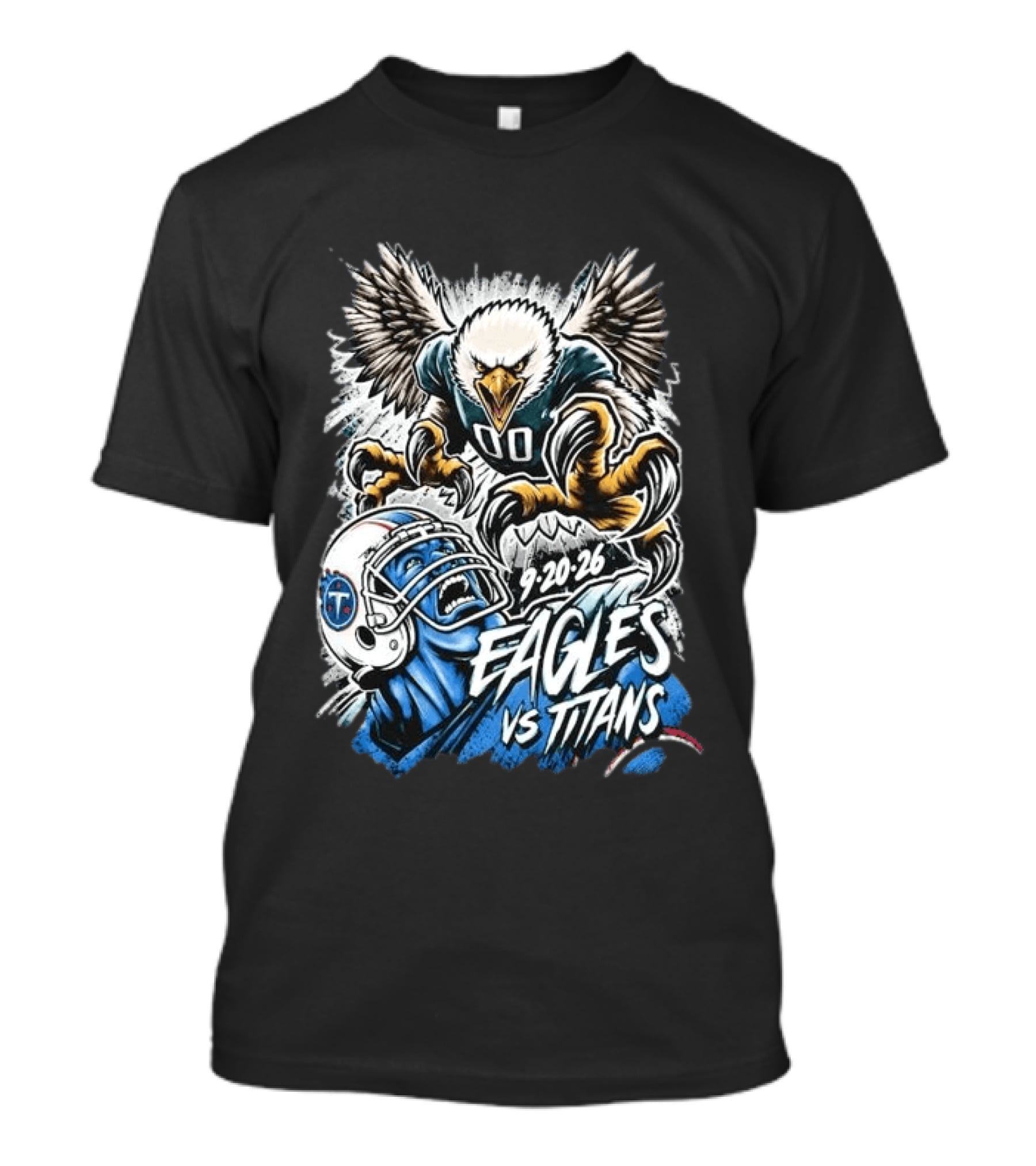 9 20 26 Eagles Vs Titans Game Day Exclusive T-Shirt