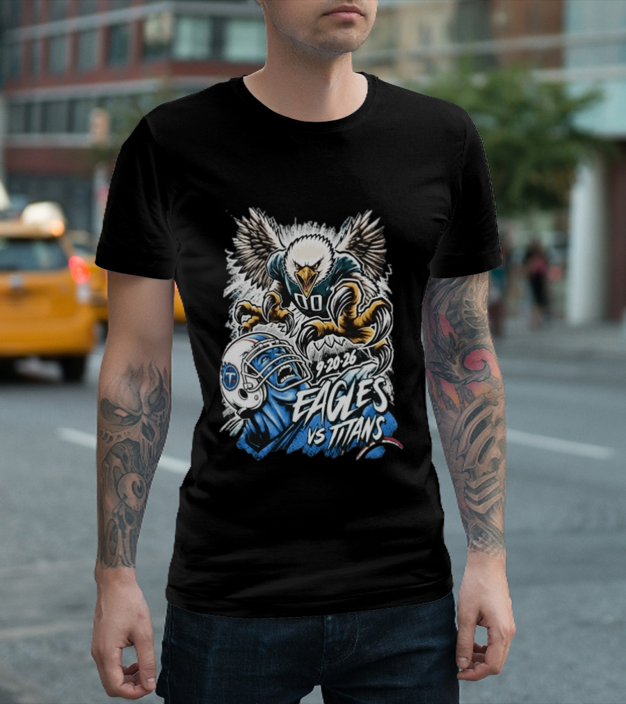 9 20 26 Eagles Vs Titans Game Day Exclusive T-Shirt