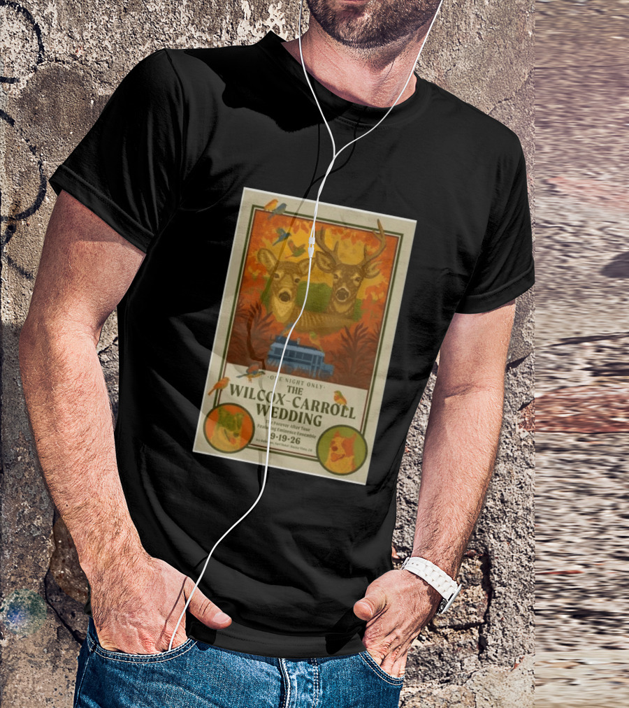The Wilcox Carroll Wedding One Night Only Forever After Tour Featuring Eminence Ensemble September 19 2026 Colorado T-Shirt