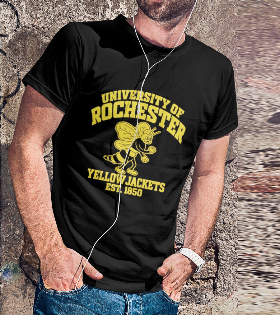 University Of Rochester Yellow Jackets Est 1850 Retro Collegiate T-Shirt