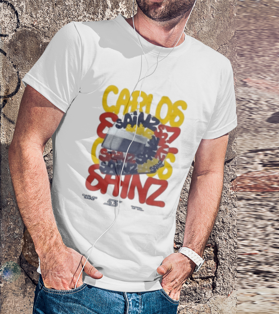 Carlos Sainz Madrid F1 Team Race Special 26 Atlassian Williams T-Shirt