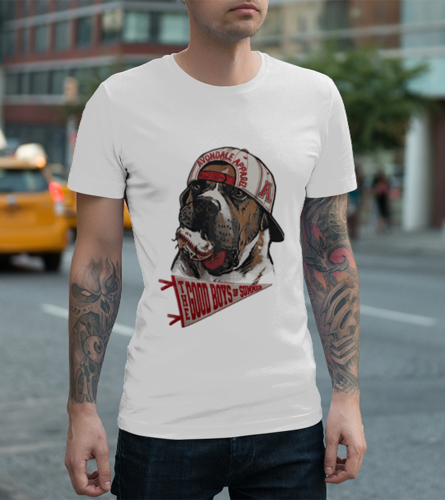 Avondale Apparel The Good Boys Of Summer Bulldog Baseball Cap T-Shirt