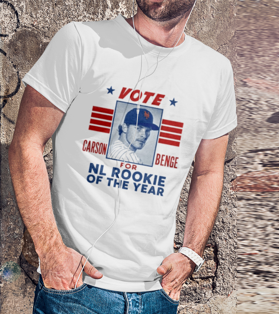 Carson Benge Mets Vote For NL Rookie Of The Year T-Shirt