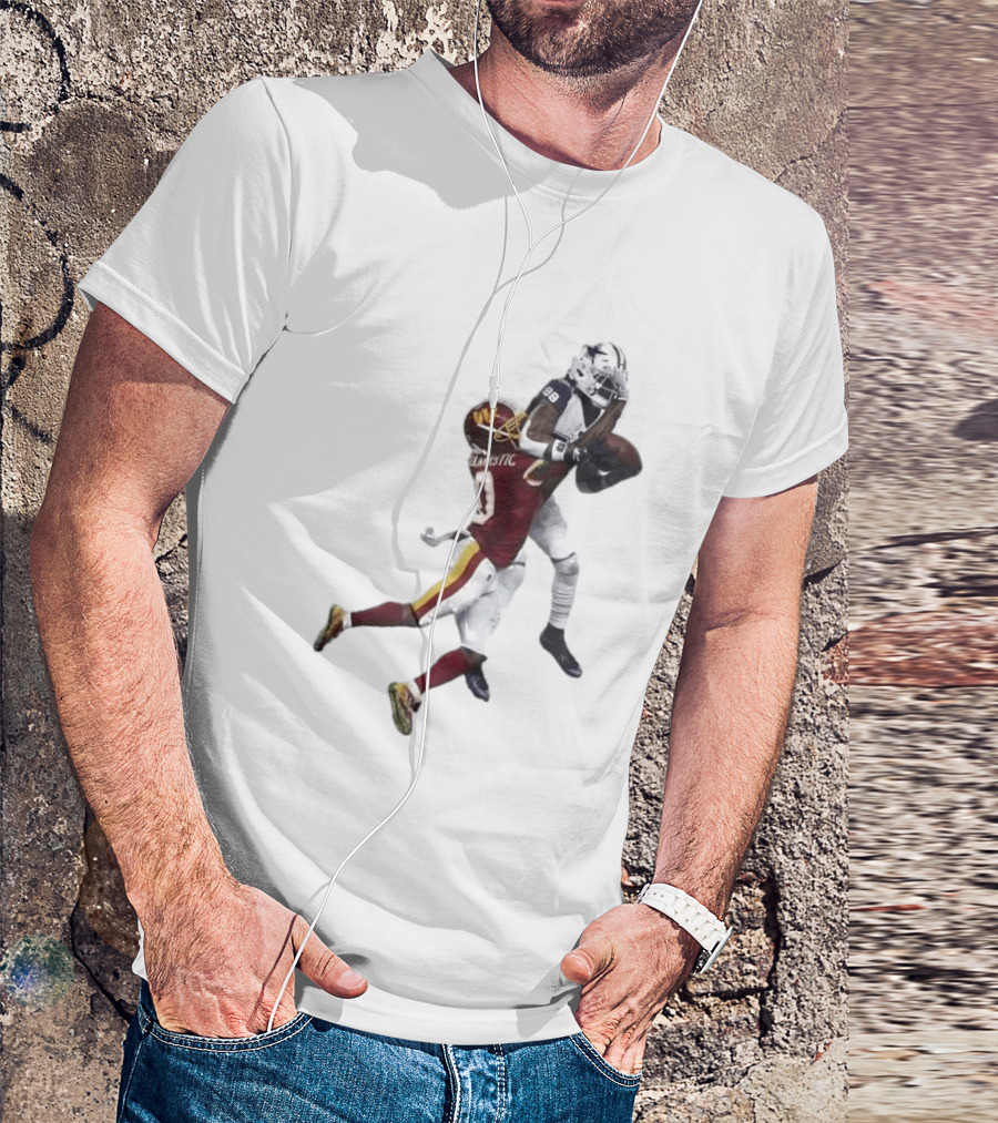 Ceedee Lamb Dak Prescott Record Breaking Touchdown Dallas Washington Football Moment T-Shirt