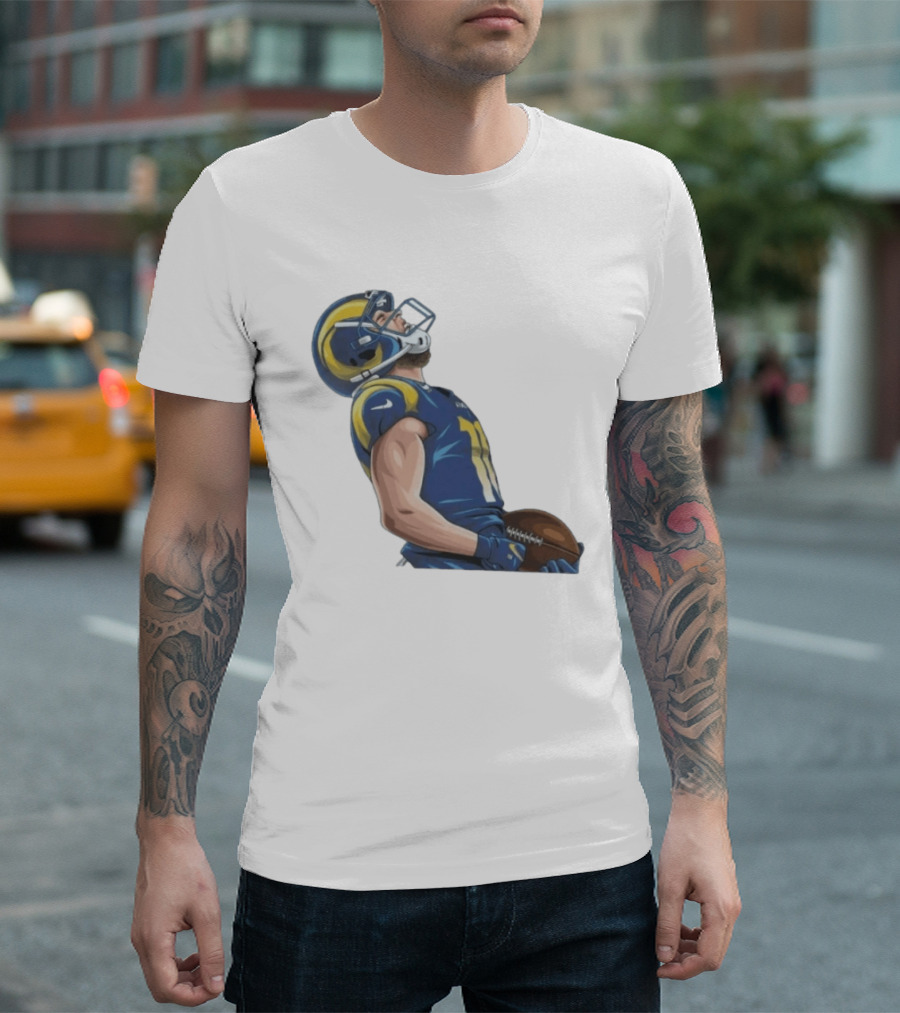 Cooper Kupp Los Angeles Rams No 10 Football Player Celebration T-Shirt