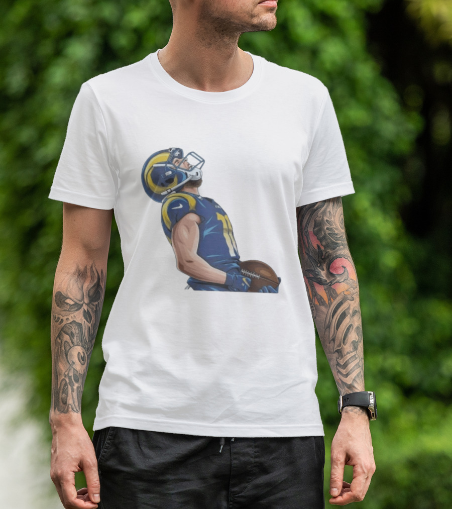 Cooper Kupp Los Angeles Rams No 10 Football Player Celebration T-Shirt