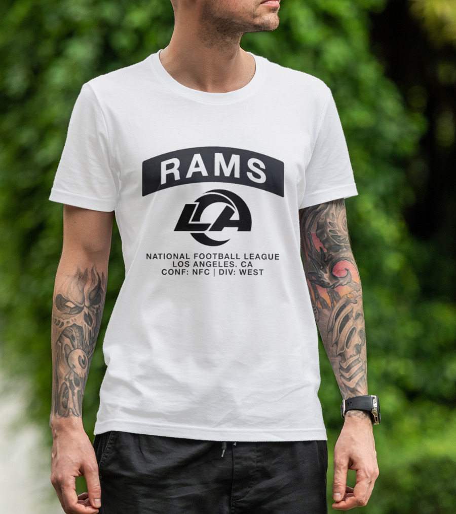 Los Angeles Rams NFC West National Football League LA Team T-Shirt