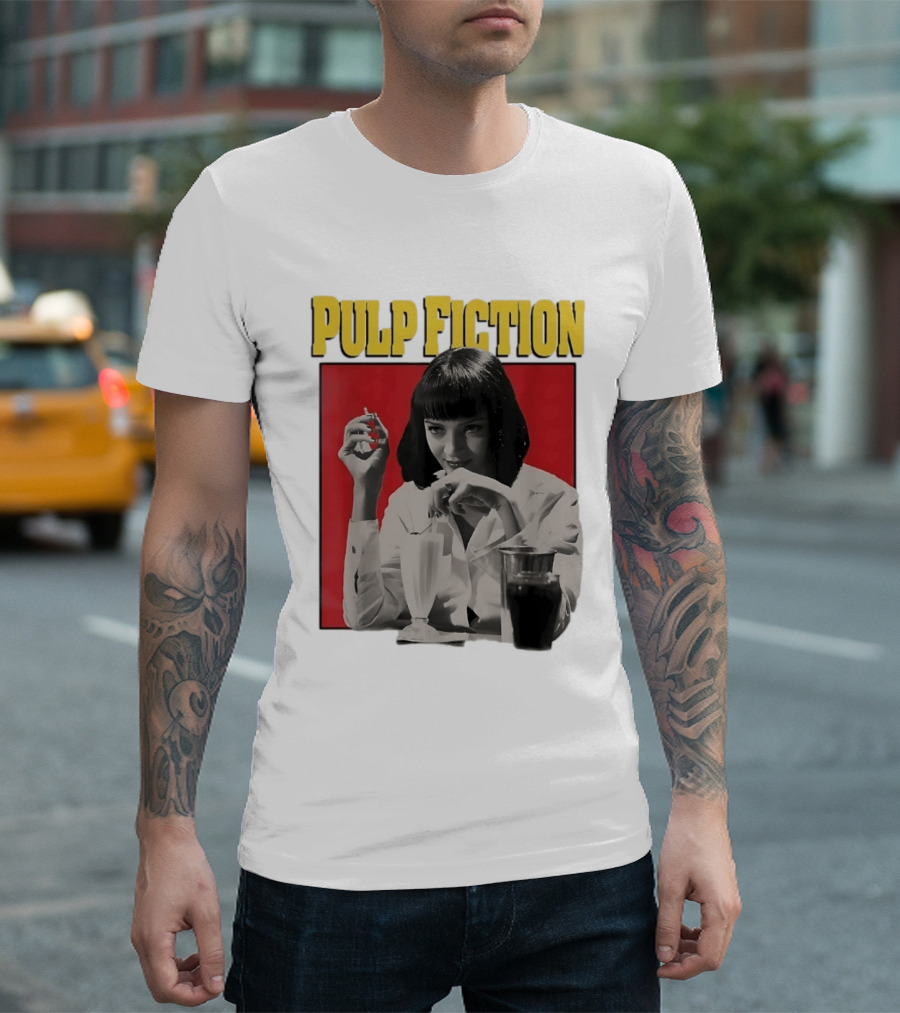 Pulp Fiction Mia Wallace Uma Thurman Quentin Tarantino T-Shirt