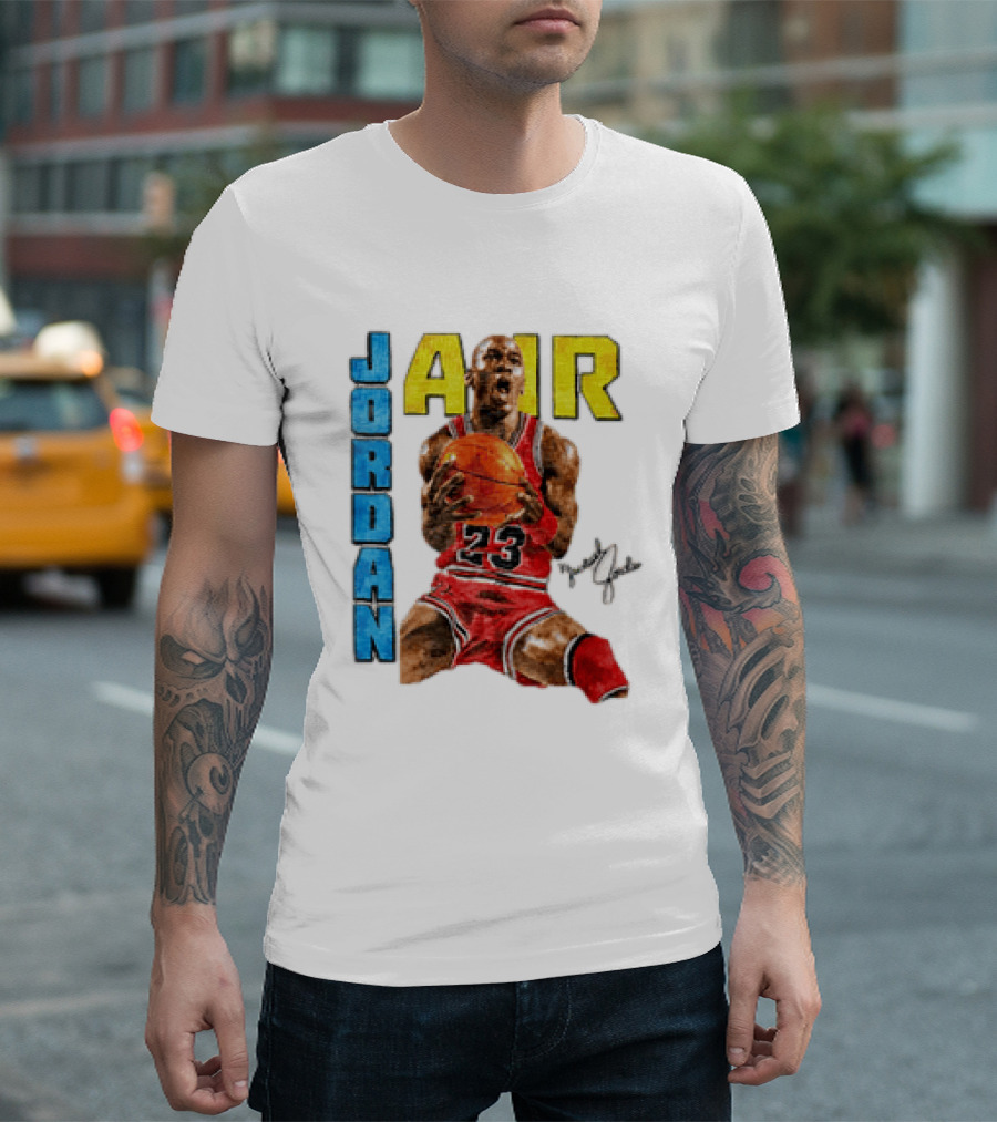 Jordan Air 23 Basketball Player Holding Ball T-Shirt