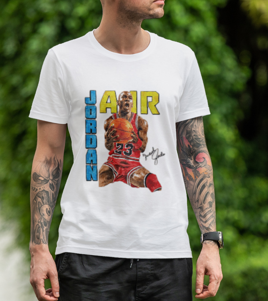 Jordan Air 23 Basketball Player Holding Ball T-Shirt