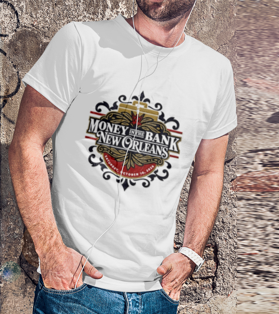 Money In The Bank New Orleans WWE Event October 10 2026 T-Shirt