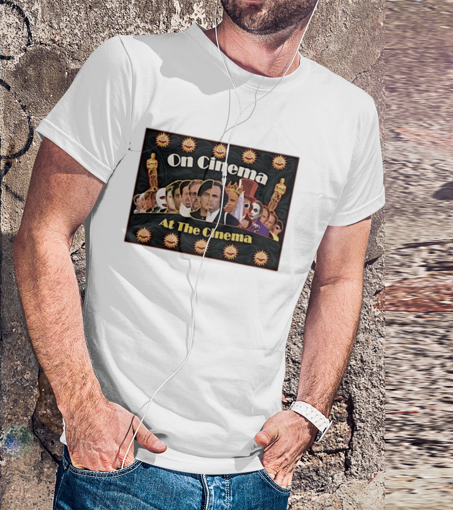 On Cinema At The Cinema Tim Heidecker Gregg Turkington Oscar Iconic Film Characters T-Shirt